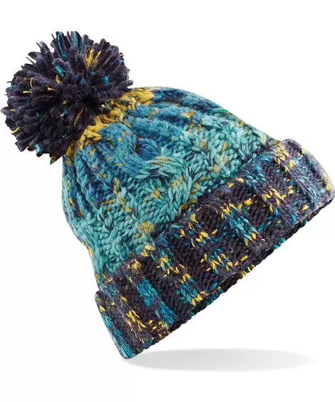 Cosy Teal/Yellow Beanie