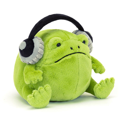 Ricky Rain Frog (Headphones) by Jellycat