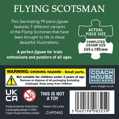 Flying Scotsman Train 99 Piece Jigsaw Puzzle