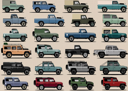 Land Rover 1000 Piece Jigsaw Puzzle