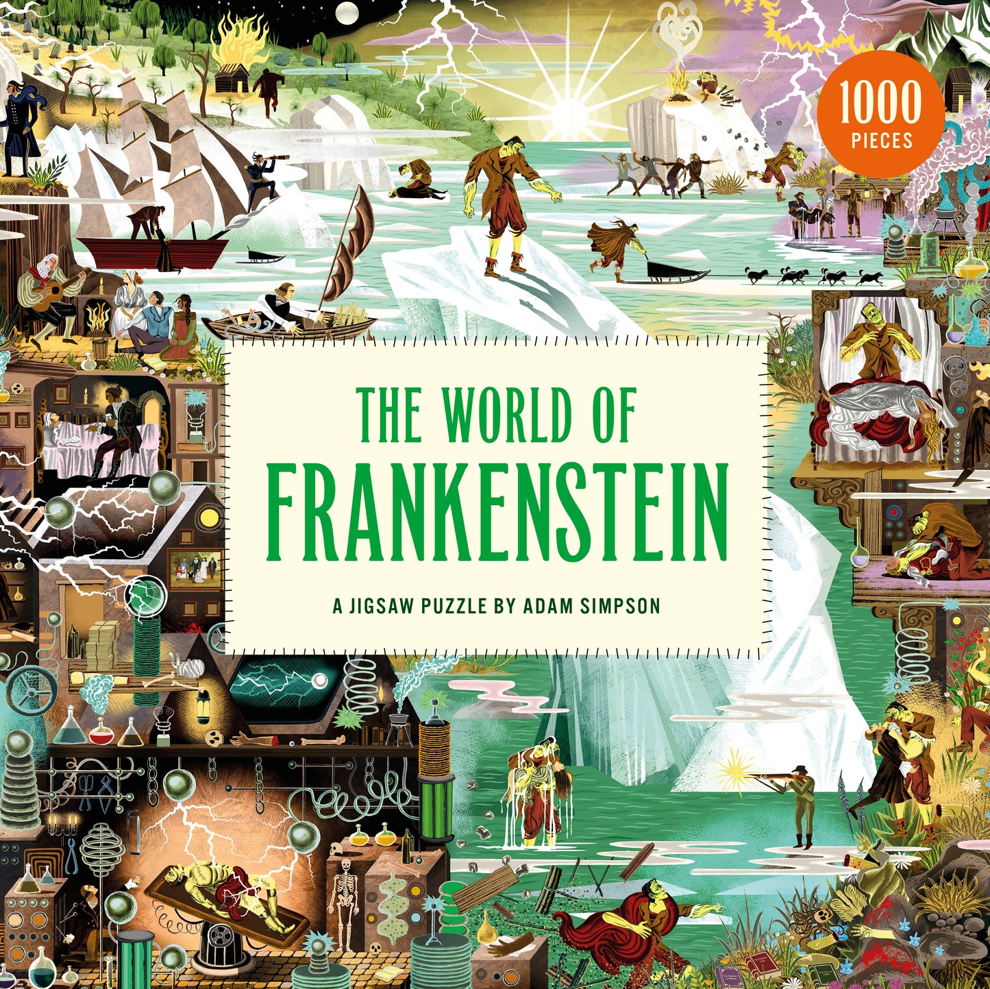 World of Frankenstein: 1000 Piece Jigsaw Puzzle