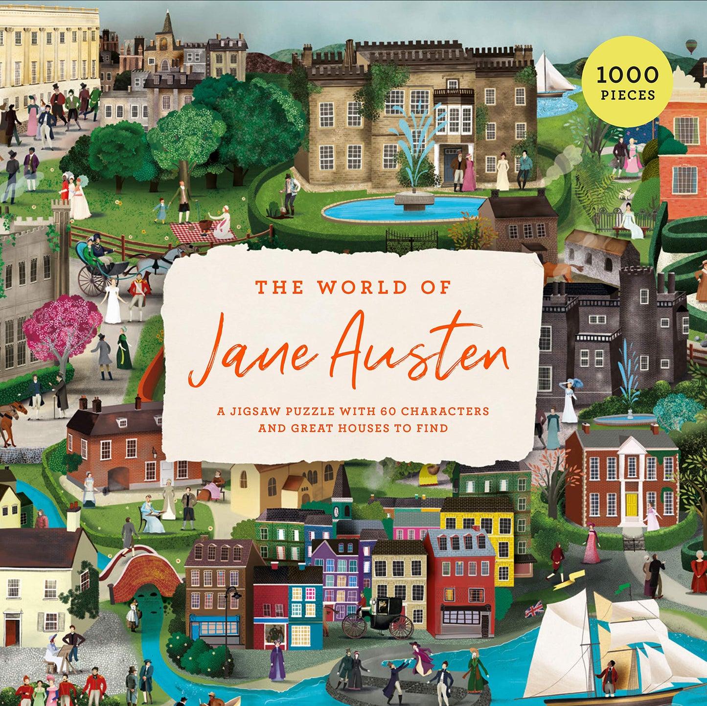 World of Jane Austen: 1000 Piece Jigsaw Puzzle