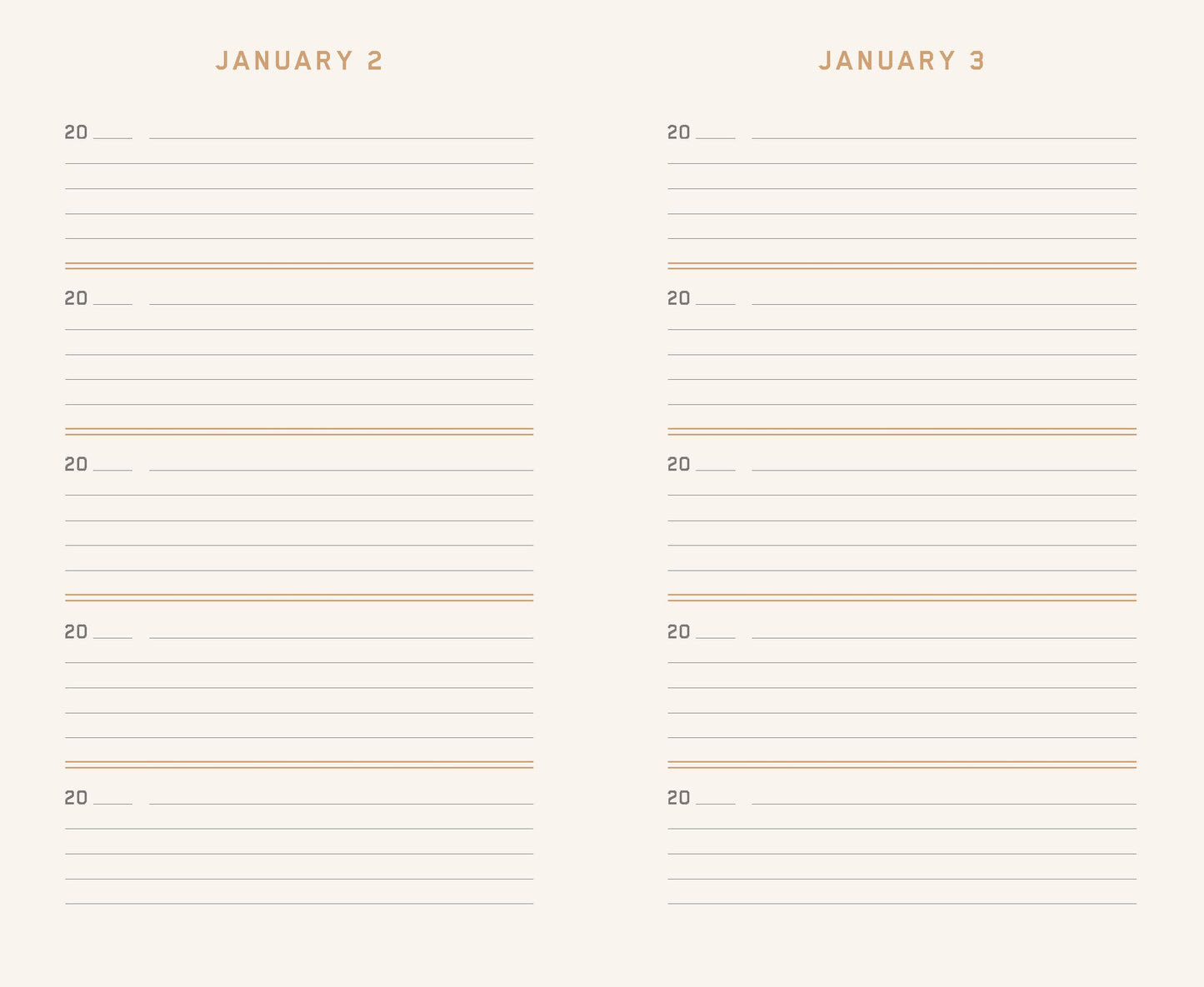 One Line A Day memory book