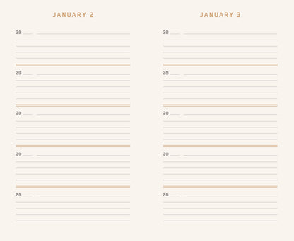 One Line A Day memory book