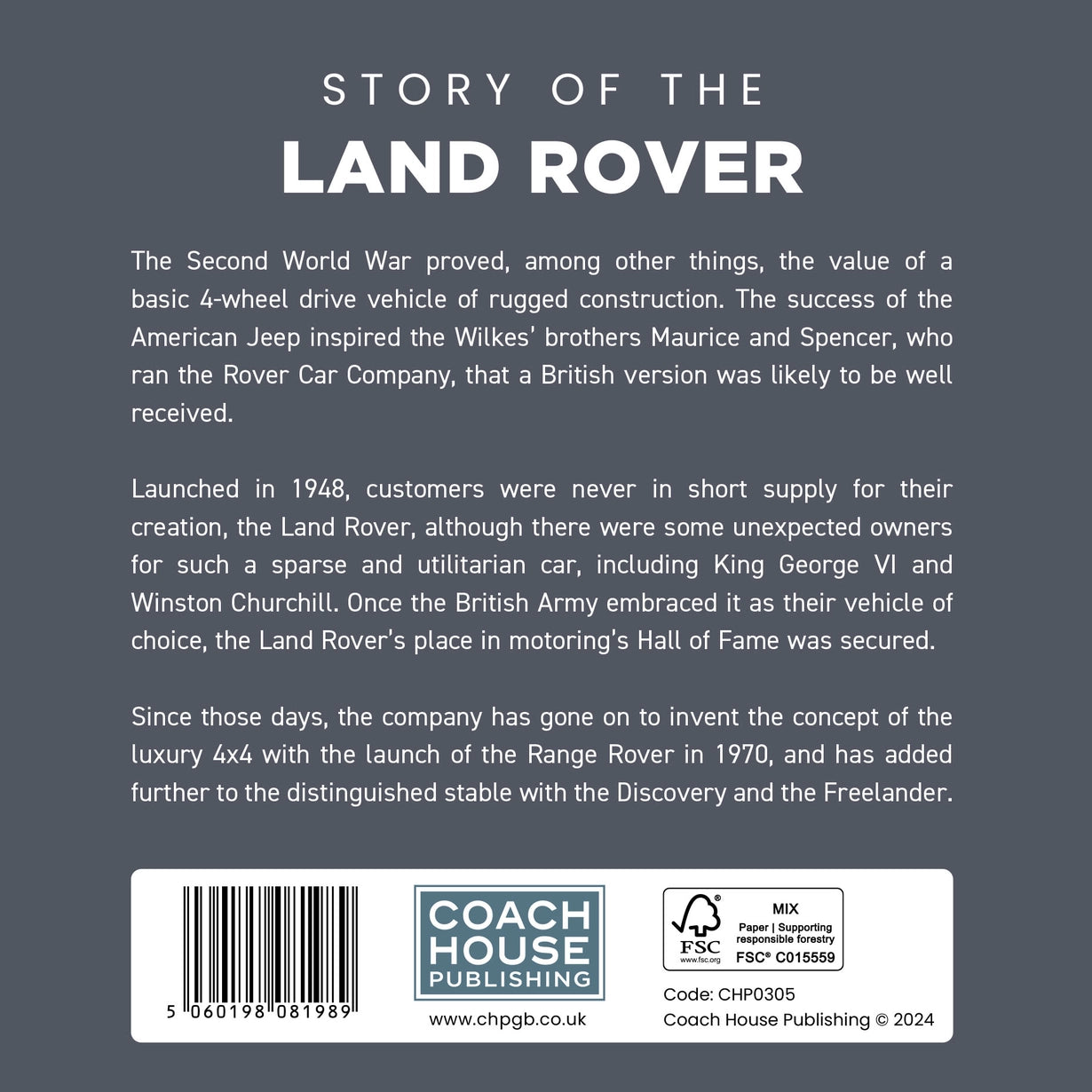 Story of the Landrover