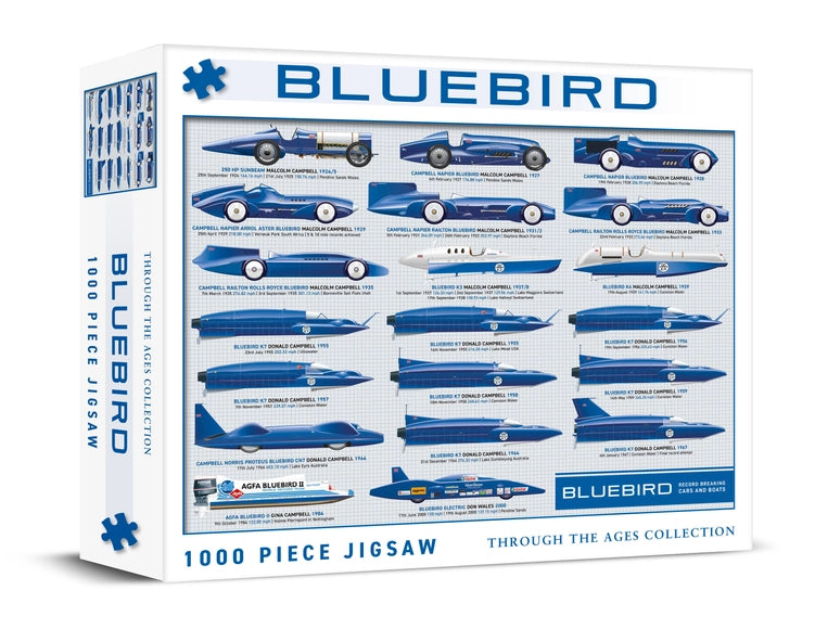 Donald Campbell - Bluebird 1000 Piece Jigsaw Puzzle