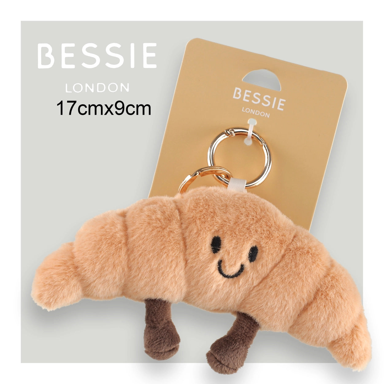 Croissant Bag Charm by Bessie