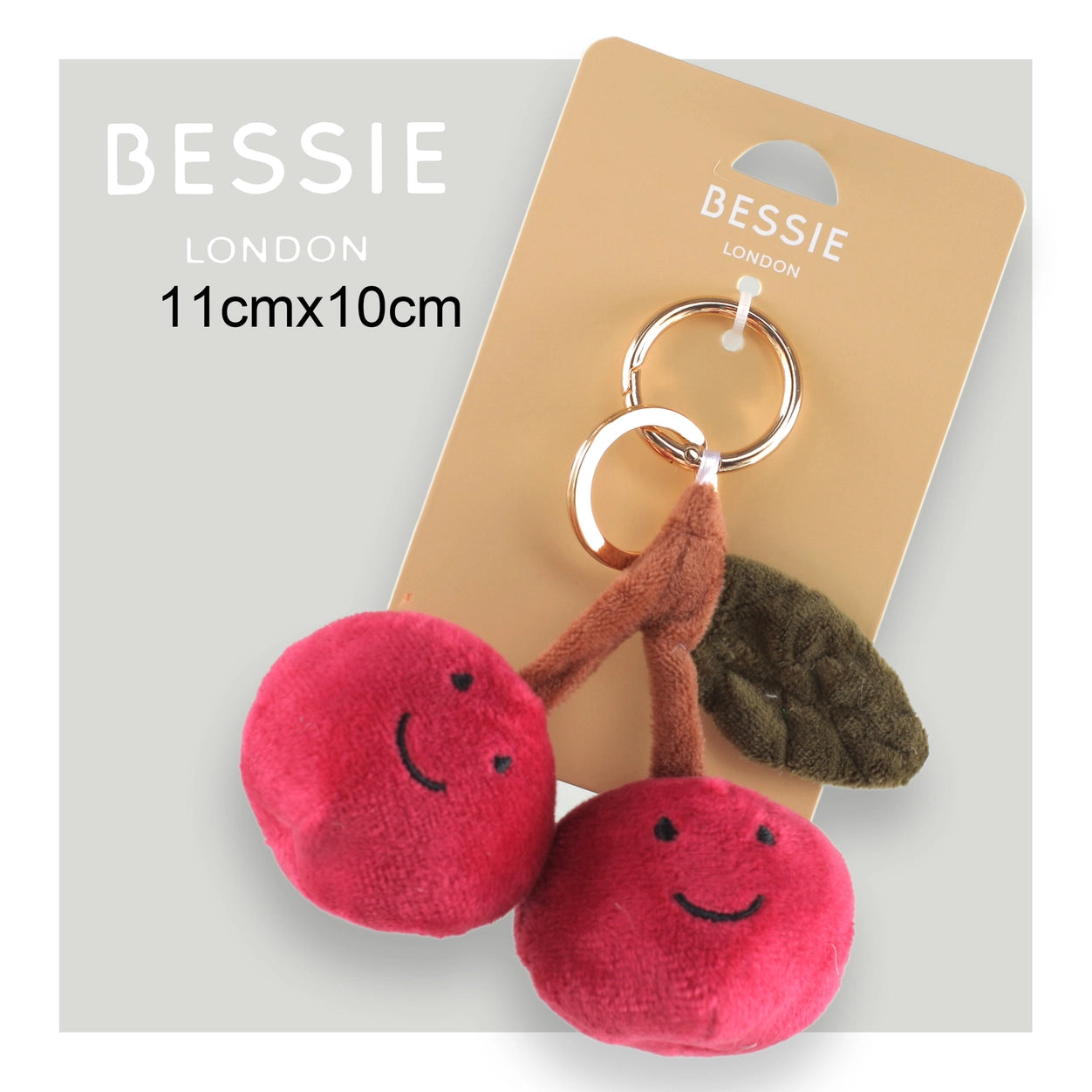 Cherries Bag Charm by Bessie